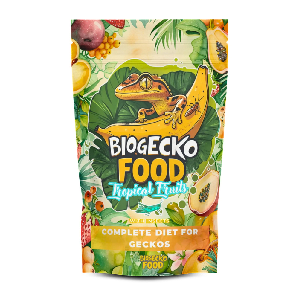 BioGecko Food Banana & Tropical Fruits Pokarm dla Gekonów 100g